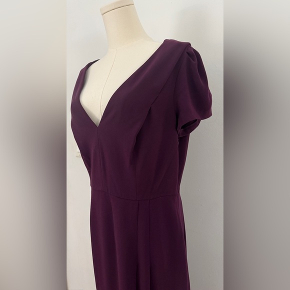 Prada Label Deep Purple Short Sleeve Dress Size 46 - Picture 6 of 16